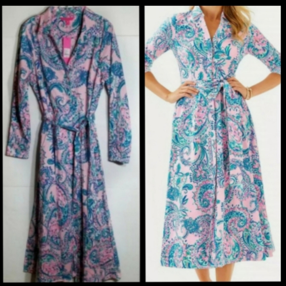 Lilly Pulitzer Dresses & Skirts - NWT! Lilly Pulitzer mira shirt maxi dress
